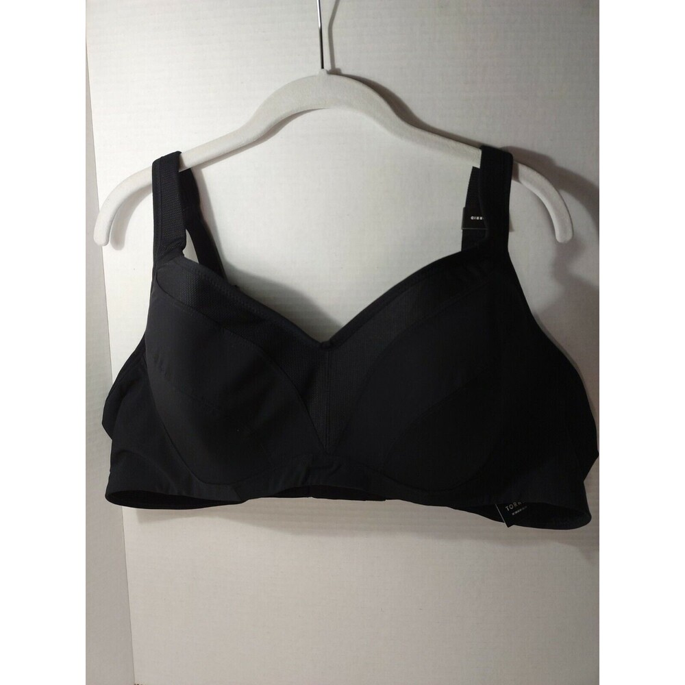 Torrid Active Black Underwire Sports Bra 46B